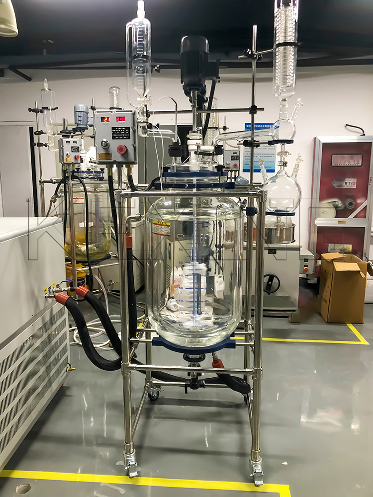 雙層玻璃反應釜 雙層玻璃反應釜